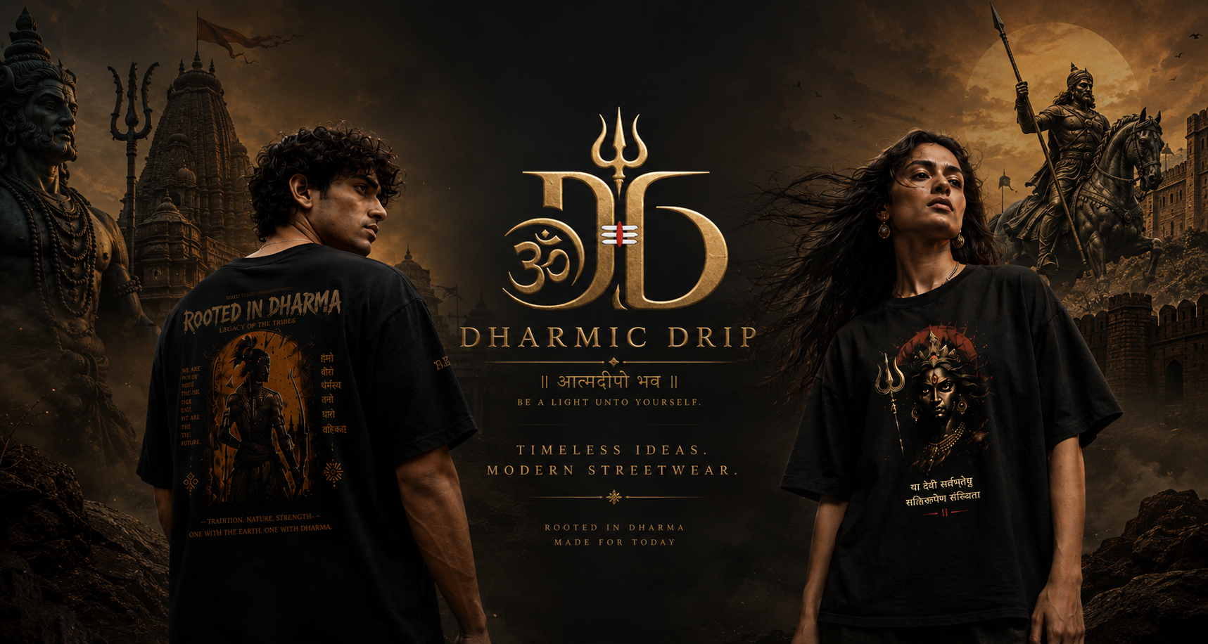 Editorial campaign — Dharmic Drip